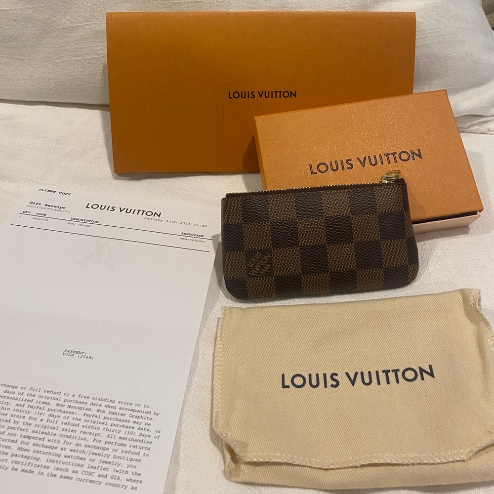 Louis Vuitton Damier Ebene (DE) key pouch